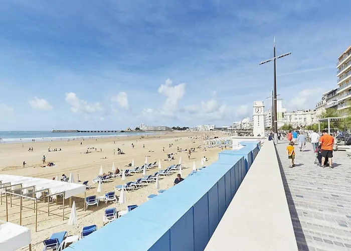 T3 A 150m De La Plage, Proche Centre, Avec Garage Et Loggia - D'olonne - Fr-1-92-562 公寓 莱萨布勒-多洛讷